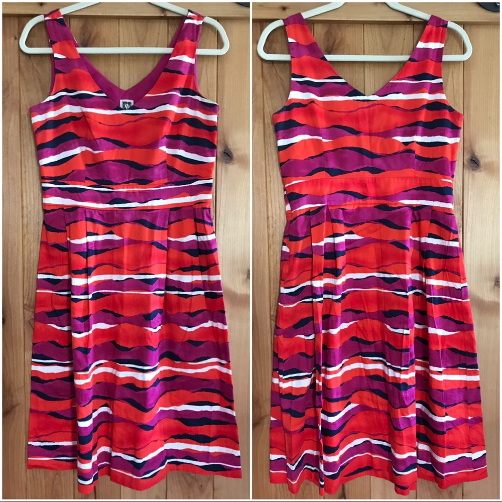 Anne Klein Multi-Color Fitted Shift Dress - 6